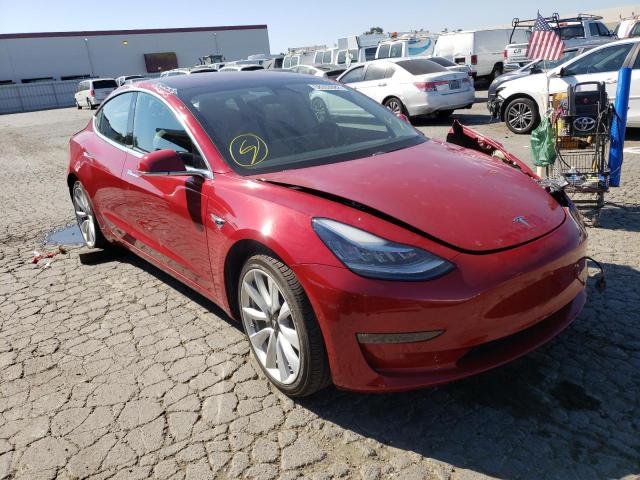 TESLA MODEL 3 2018 with VIN 5YJ3E1EA7JF007990 - Photo from auction