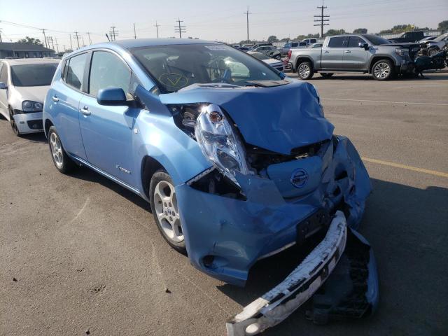 NISSAN LEAF SV 2012 with VIN JN1AZ0CP8CT019405 - Photo from auction