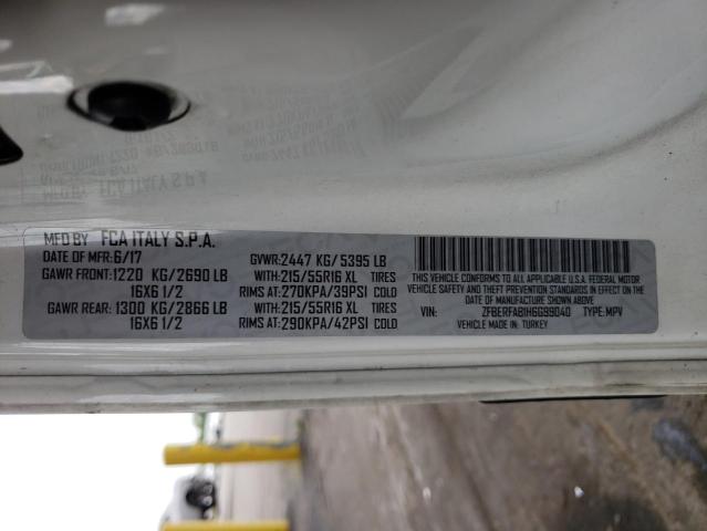 Photo 10 from auction – 2017 RAM PROMASTER with VIN ZFBERFAB1H6G99040