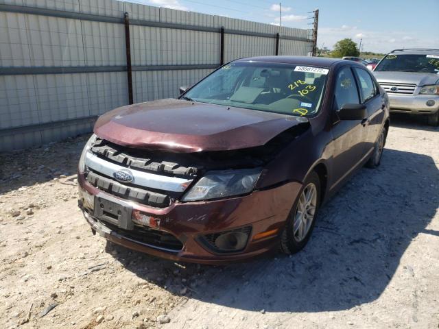 Photo 2 from auction – 2012 FORD FUSION S with VIN 3FAHP0GA3CR218103
