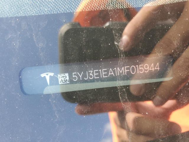 Photo 10 from auction – 2021 TESLA MODEL 3 with VIN 5YJ3E1EA1MF015944