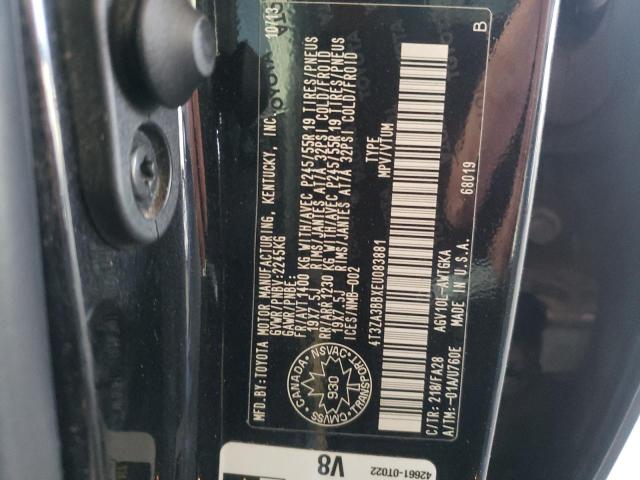 Photo 10 from auction – 2014 TOYOTA VENZA LE with VIN 4T3ZA3BBXEU083881
