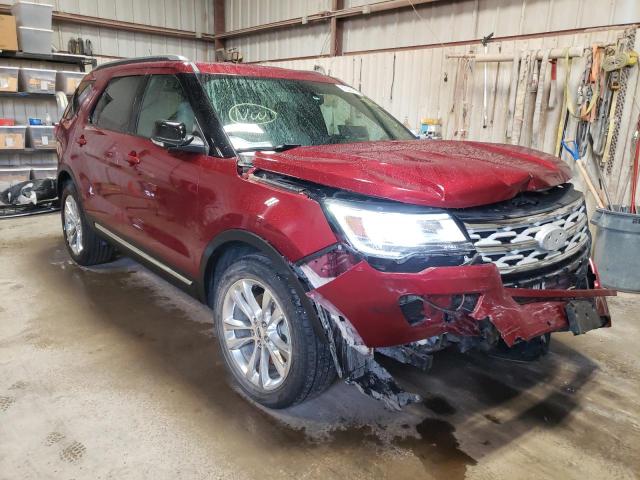 FORD EXPLORER X 2018 with VIN 1FM5K7D82JGC48571 - Photo from auction