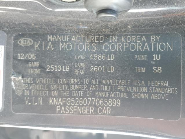 Photo 10 from auction – 2007 KIA RONDO LX with VIN KNAFG526077065899