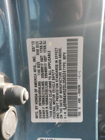 Photo 10 from auction – 2013 HONDA CR-V EX with VIN 5J6RM4H52DL056524