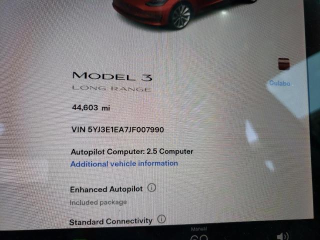 Photo 8 from auction – 2018 TESLA MODEL 3 with VIN 5YJ3E1EA7JF007990