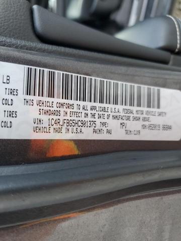Photo 10 from auction – 2017 JEEP GRAND CHER with VIN 1C4RJFBG5HC901375
