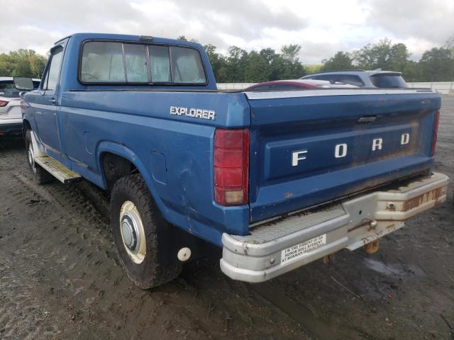 Photo 3 from auction – 1985 FORD F250 with VIN 1FTHF2611FNA58949