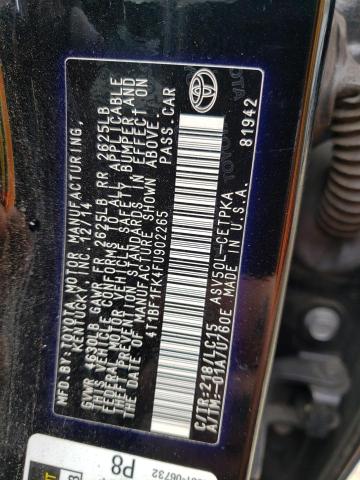 Photo 10 from auction – 2015 TOYOTA CAMRY LE with VIN 4T1BF1FK4FU902265
