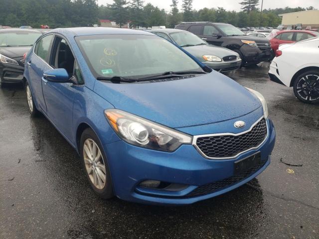 KIA FORTE EX 2014 with VIN KNAFX4A88E5047737 - Photo from auction