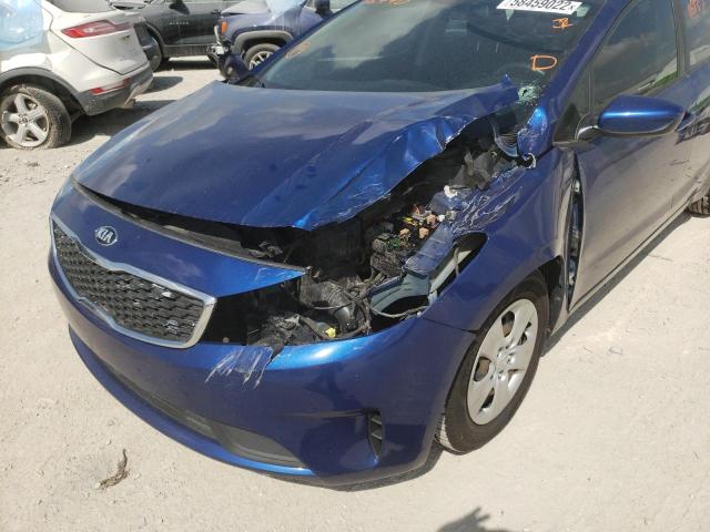 Photo 9 from auction – 2017 KIA FORTE LX with VIN 3KPFK4A71HE158440