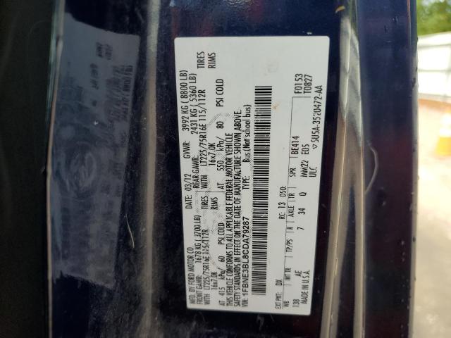 Photo 10 from auction – 2012 FORD ECONOLINE with VIN 1FBNE3BL8CDA79287