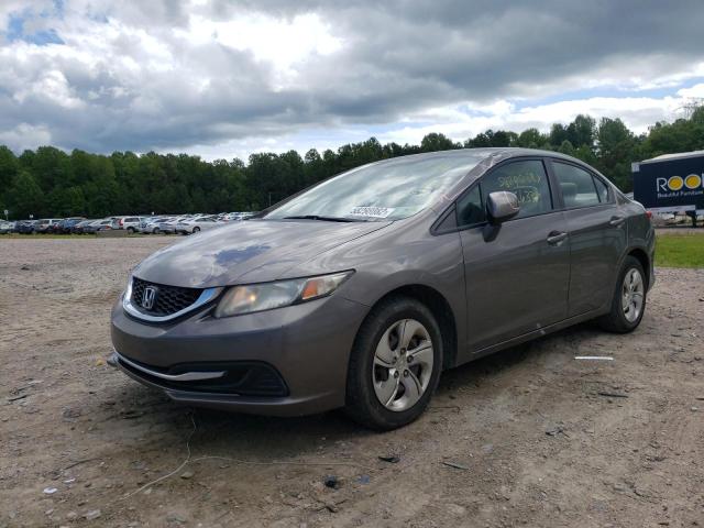 Photo 2 from auction – 2013 HONDA CIVIC LX with VIN 19XFB2F59DE217644