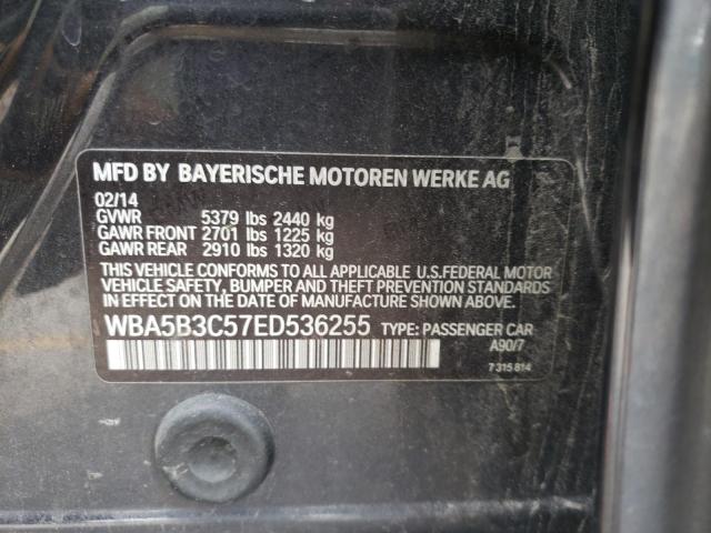 Photo 10 from auction – 2014 BMW 535 XI with VIN WBA5B3C57ED536255