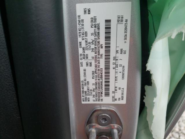 Photo 10 from auction – 2020 FORD ESCAPE SE with VIN 1FMCU0G66LUB84333