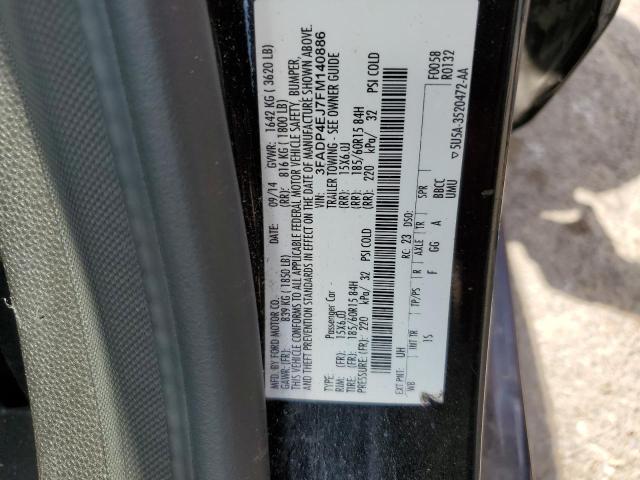 Photo 10 from auction – 2015 FORD FIESTA SE with VIN 3FADP4EJ7FM140886