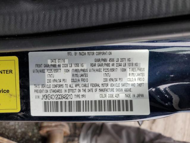 Photo 10 from auction – 2016 MAZDA CX-5 TOURI with VIN JM3KE4CY2G0848210