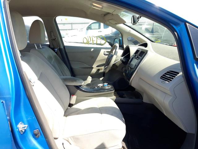 Photo 5 from auction – 2012 NISSAN LEAF SV with VIN JN1AZ0CP1CT025322
