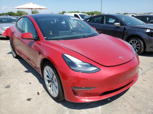 TESLA MODEL 3 2022 with VIN 5YJ3E1EA7NF191365 - Photo from auction