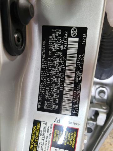 Photo 10 from auction – 2013 TOYOTA CAMRY L with VIN 4T1BF1FK3DU270601