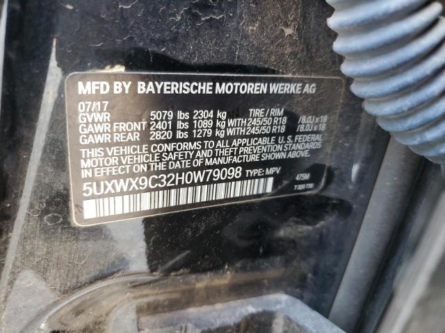 Photo 10 from auction – 2017 BMW X3 XDRIVE2 with VIN 5UXWX9C32H0W79098