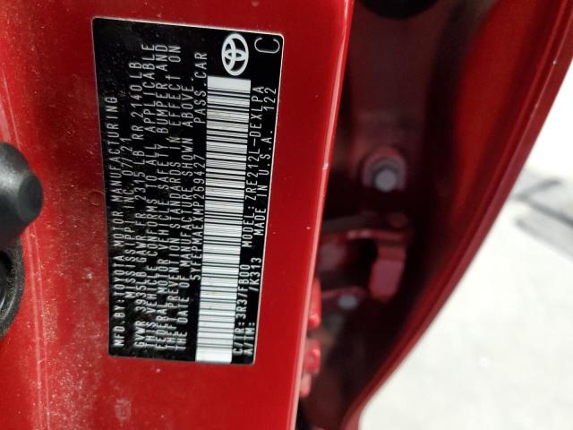 Photo 10 from auction – 2021 TOYOTA COROLLA LE with VIN 5YFEPMAEXMP269427