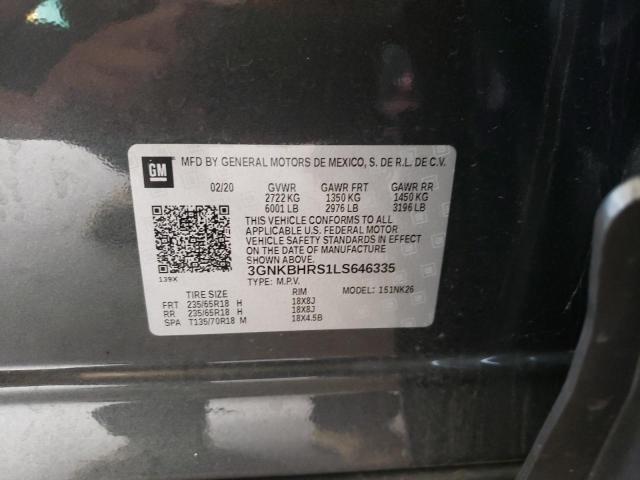 Photo 10 from auction – 2020 CHEVROLET BLAZER 2LT with VIN 3GNKBHRS1LS646335