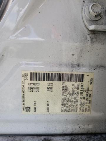 Photo 10 from auction – 2018 NISSAN MAXIMA 3.5 with VIN 1N4AA6AP5JC383407