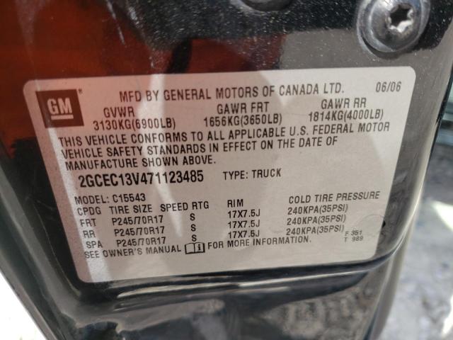 Photo 10 from auction – 2007 CHEVROLET silverado with VIN 2GCEC13V471123485