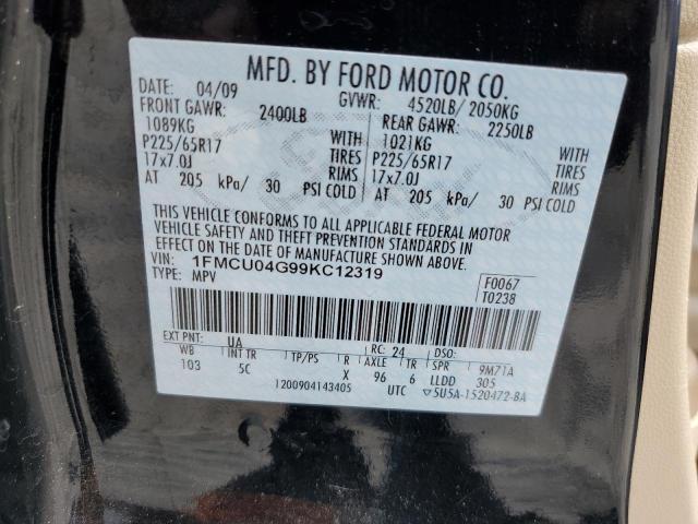 Photo 10 from auction – 2009 FORD ESCAPE LIM with VIN 1FMCU04G99KC12319