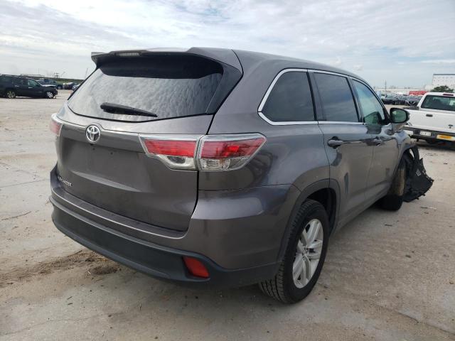 Photo 4 from auction – 2016 TOYOTA HIGHLANDER with VIN 5TDZKRFH4GS142510