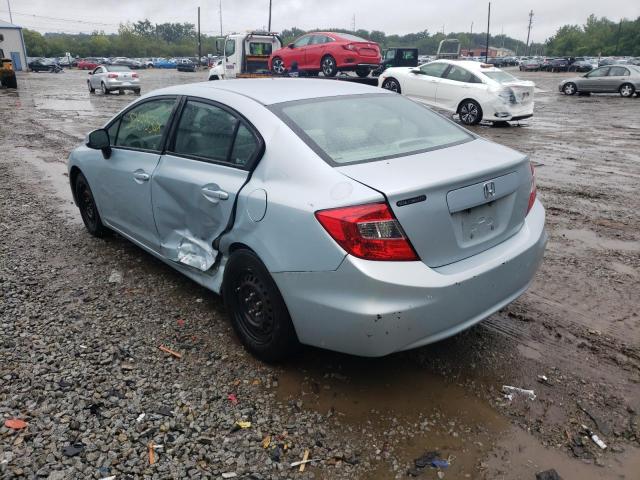 Photo 3 from auction – 2012 HONDA CIVIC LX with VIN 19XFB2F53CE346266
