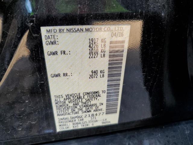 Photo 10 from auction – 2016 NISSAN ALTIMA 2.5 with VIN 1N4AL3AP0GC218477