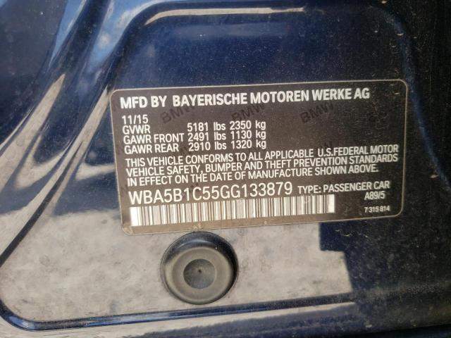 Photo 10 from auction – 2016 BMW 535 I with VIN WBA5B1C55GG133879