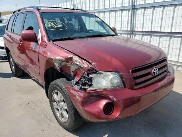 TOYOTA HIGHLANDER 2005 with VIN JTEEP21A550130072 - Photo from auction