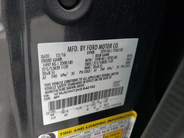 Photo 10 from auction – 2017 FORD EXPEDITION with VIN 1FMJU1HT2HEA42192
