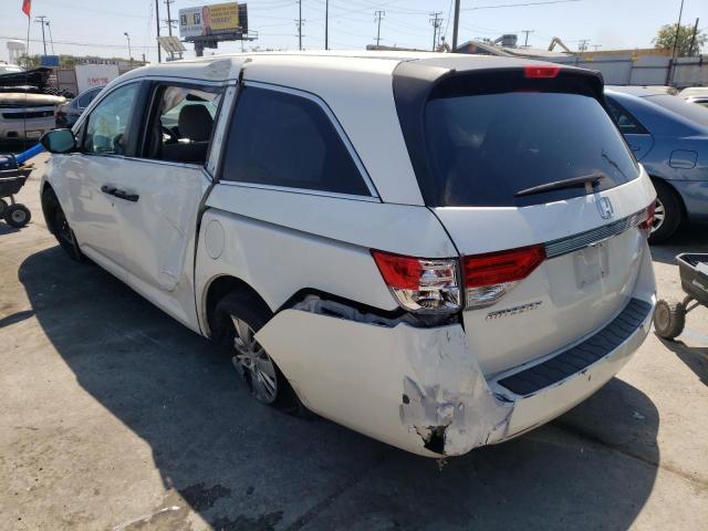 Photo 3 from auction – 2016 HONDA ODYSSEY LX with VIN 5FNRL5H27GB034367