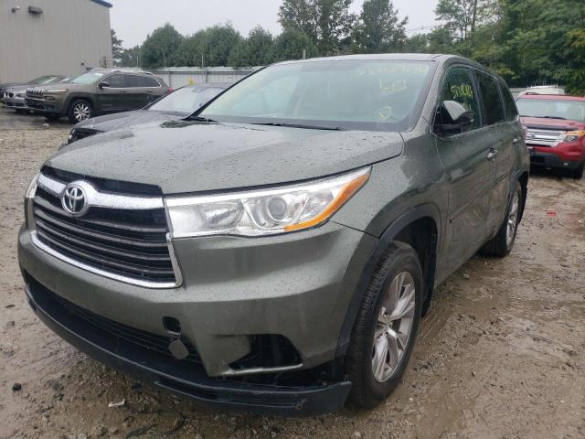 Photo 2 from auction – 2014 TOYOTA HIGHLANDER with VIN 5TDBKRFH8ES070855