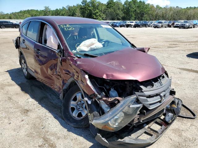 HONDA CR-V LX 2012 with VIN 5J6RM3H35CL040311 - Photo from auction