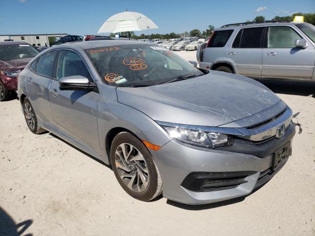 HONDA CIVIC EX 2018 with VIN 19XFC2F76JE205767 - Photo from auction