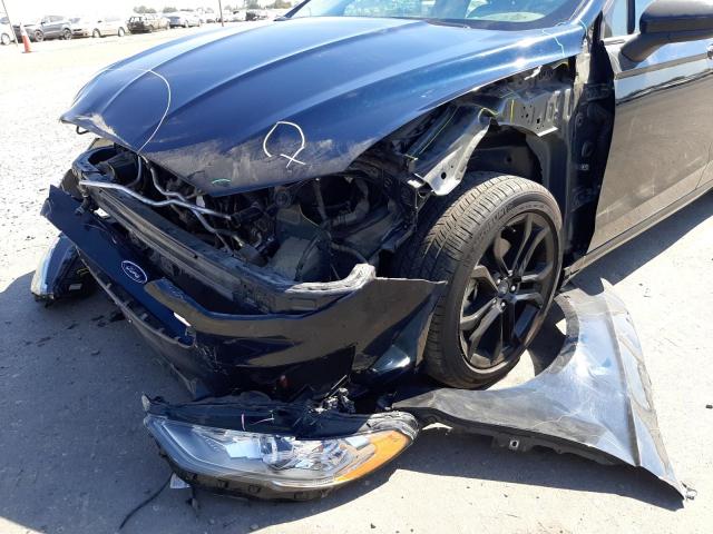 Photo 9 from auction – 2020 FORD FUSION SE with VIN 3FA6P0HD7LR114682