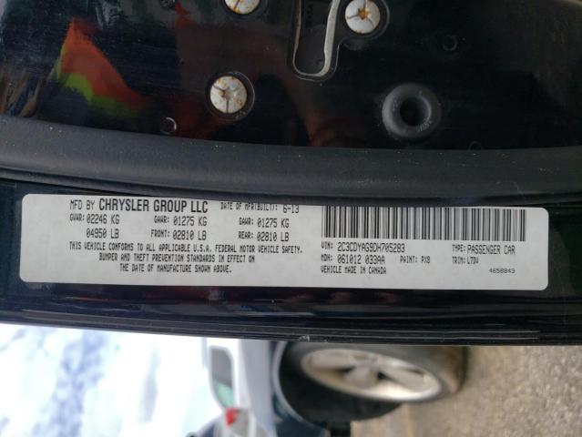 Photo 10 from auction – 2013 DODGE CHALLENGER with VIN 2C3CDYAG9DH705283