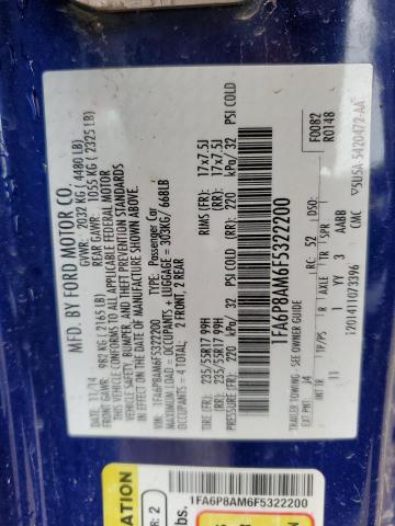 Photo 10 from auction – 2015 FORD MUSTANG with VIN 1FA6P8AM6F5322200