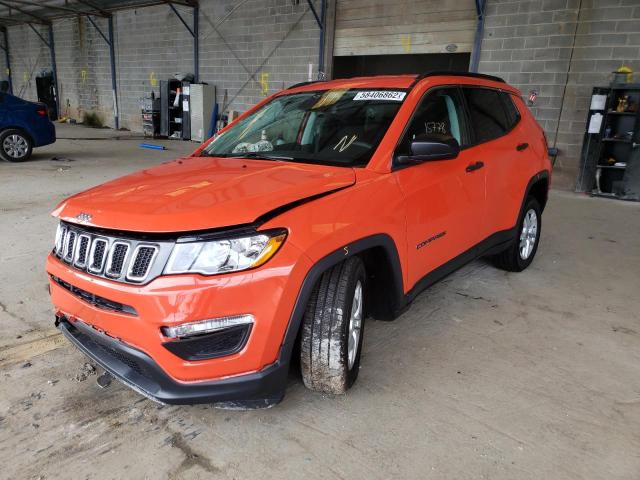 Photo 2 from auction – 2021 JEEP COMPASS SP with VIN 3C4NJCAB0MT574062