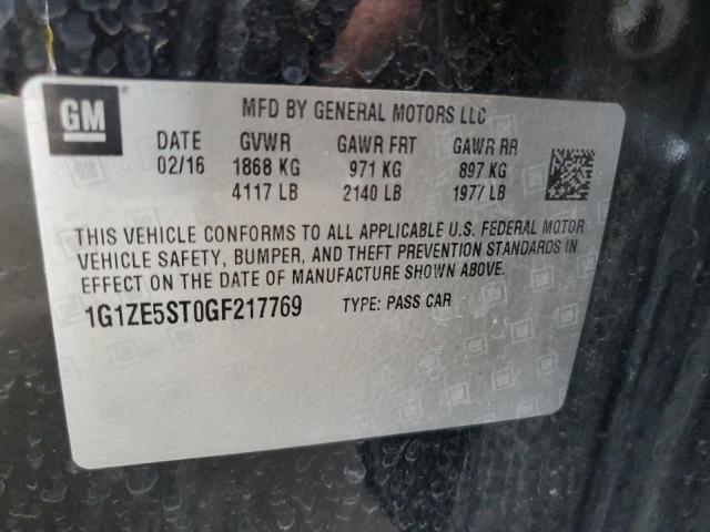 Photo 10 from auction – 2016 CHEVROLET MALIBU LT with VIN 1G1ZE5ST0GF217769