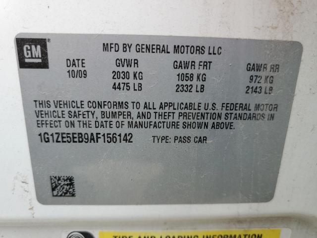 Photo 10 from auction – 2010 CHEVROLET MALIBU LTZ with VIN 1G1ZE5EB9AF156142