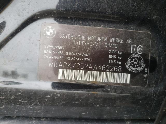 Photo 10 from auction – 2010 BMW 328 XI with VIN WBAPK7C52AA462268