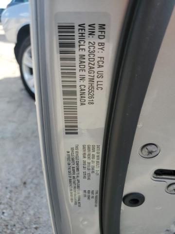 Photo 10 from auction – 2021 DODGE CHALLENGER with VIN 2C3CDZAG7MH552618