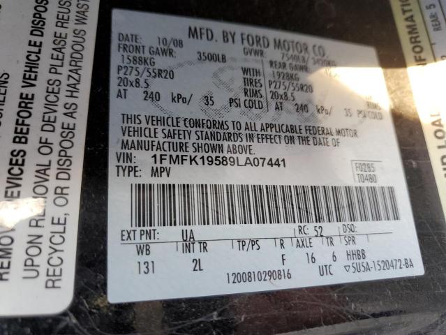Photo 10 from auction – 2009 FORD EXPEDITION with VIN 1FMFK19589LA07441