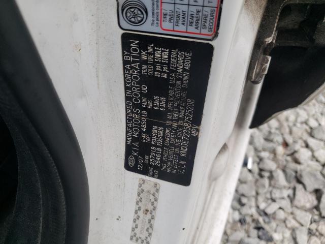 Photo 10 from auction – 2008 KIA SPORTAGE E with VIN KNDJE723587525208